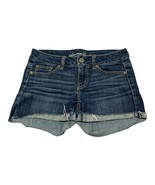 American Eagle Outfitters Jean Shorts Stretch Dark Wash Women&#39;s Size 2 - £15.19 GBP