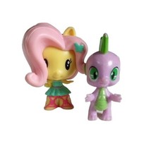 My Little Pony Hasbro Cutie Miniature Figurine Equestria Fluttershy And Spike - £11.05 GBP