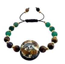 Orgone Talisman Bracelet Tiger Eye Rare Ancient Dazzling Gold Success Luck - £31.79 GBP