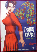 1961 Original Movie Poster Nice People Maganadzi Nana Pirveli Soviet Georgia YU - £198.20 GBP