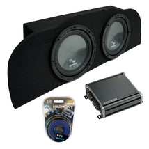 03-15 Fits Infiniti G35 Coupe Harmony R104 Subwoofer Dual 10" Sub Box & Cxa400.1 - £422.87 GBP