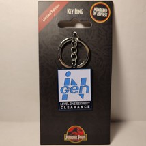 Jurassic Park InGen Security Keychain Limited Edition Official Metal Keyring - £11.55 GBP