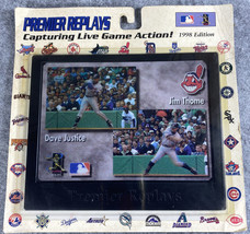 Jim Thome &amp; David Justice Cleveland Indians 1998 Premier Replays Hologram New - £16.52 GBP