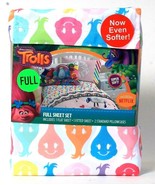 1 Count Franco Manufacturing Co DreamWorks Trolls Super Soft Full Sheet Set - $793.44 MXN