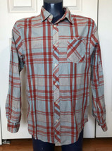The North Face cotton Long Sleeve Button Down Shirt Plaid Size Large poc... - £11.03 GBP