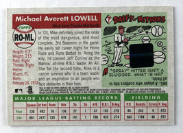 2004 Topps Heritage Mike Lowell #RO-ML Red Autograph #43/55 Marlins - £23.29 GBP