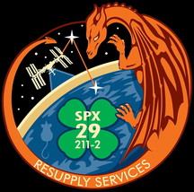 ISS Expedition 70 Dragon Spx-29 Nasa International Space Station Badge P... - £20.36 GBP+