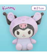 Japan Sanrio Kuromi Friend Kigurumi Plush Doll Toy 21cm Valentine&#39;s Day ... - $49.43 CAD