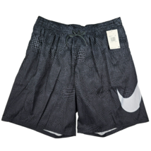 Nike Swim Swoosh Breaker 9&quot; Men&#39;s XXL Black Shorts Trunks NESSD541-001 New - £23.52 GBP