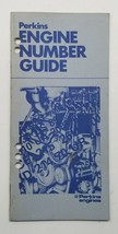 Perkins Engine Number Guide Industrial Diesel Pamphlet Reference Book Wa... - £14.64 GBP