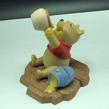 WINNIE POOH FRIENDS FIGURINE walt disney porcelain enesco Life is sweet ... - $39.55