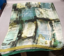Pollini Larioseta 100% Silk Women’s Scarf Shawl - Made In Italy - 68x25.5” - $27.09 CAD