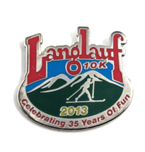 2013 Langlauf 10K Cross Country Ski Race Mount Spokane State Park Pin Souvenir - £9.71 GBP