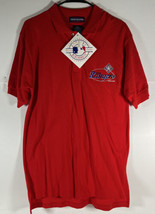 NOS Vintage Texas Rangers Single Stitch Genuine Merchandise MLB Polo Size Med - £18.19 GBP