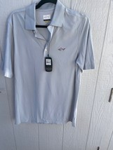 Greg Norman Men&#39;s Golf Polo shirt, Small Silver Play Dri NWT - £23.90 GBP