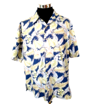 Cooke Street Island Casual Shirt Men&#39;s Size Large Hawaiian Tropical Aloha Button - £13.18 GBP