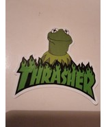 Sticker Decal Vinyl Laptop Binder Cup Car 3&quot; Thrasher Kermit The Frog Logo - £7.73 GBP