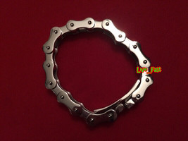 Motorcycle Chain Bracelet Stainless Steel Biker Jewelry Chopper Motorcycle Club - £11.93 GBP