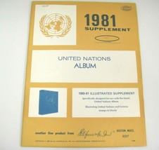 Harris United Nations Geneva Stamps &amp; Blocks Album Supplements 1981 NOS - $4.69