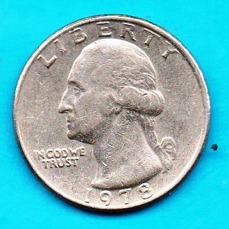 1978 P Washington Quarter - moderate wear - $1.25