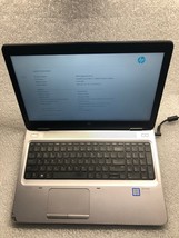 HP ProBook 650 G3 i5-7200u 2.5GHz No RAM/HD/AC/Batt - $85.00