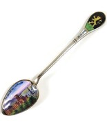 Heidelberg Schloss Germany Souvenir Spoon 800 Silver with Enamel Bowl an... - £18.16 GBP