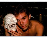 Poet Ian Ayres w Skull Writer of We Are the Dead UNP Continental Postcar... - $5.89
