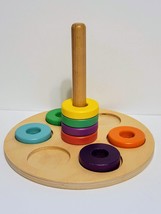 Wooden Flexible Ring Stacker Babbler Kit LOVEVERY - 12-18 Months Montess... - $23.75