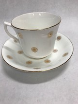 1960 Tea coffee cup Porcelain England English Castle Staffordshire starb... - £32.68 GBP