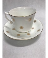 1960 Tea coffee cup Porcelain England English Castle Staffordshire starb... - £32.61 GBP