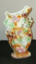 HAND PAINTED  BETSON MAJOLICA PITCHER CENTERPIECE - $403.25 MXN
