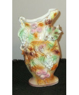 HAND PAINTED  BETSON MAJOLICA PITCHER CENTERPIECE - $402.79 MXN