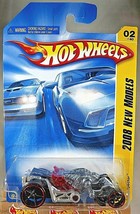 2008 Hot Wheels #2 New Models 2/40 SPECTOR Silver-Red w/Black OH5 Spoke Red Rims - £6.29 GBP