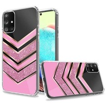 Trendy Fashion Design Hybrid Case Cover for Samsung A71 5G CHEVRON - £5.72 GBP