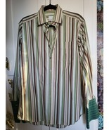 Paul Smith Men&#39;s Size L Cotton Multi color Button Shirt Long sleeve New ... - $99.56 CAD