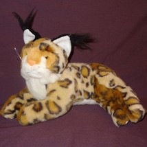 Bobcat Plush Stuffed 8&quot;Animal Sugar Loaf Brown Tan White - $31.56