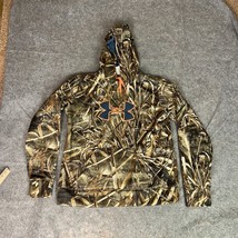 Under Armour Men Hoodie Extra Large Brown Camo Sweatshirt Realtree Max 5... - $39.98