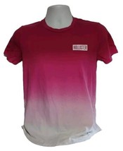 Hollister Boho Gradient Pink White Top XS Extra Small - £10.55 GBP