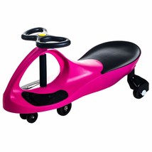 Twisting Swivel Hot Pink Wiggle Car Roller Coaster Ride On Toy Energy Operated - £72.89 GBP