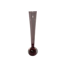 PURPLE BUD VASE PAPER WEIGHT ART STUDIO GLASS SINGLE STEM FLOWER BULLICANTE - $27.12