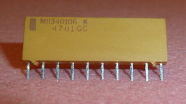 NEW 2PCS DALE M8340106K4701GC IC Resistor Thick Film NET 4.7K Ohm 2% 1.8... - $15.00