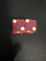1 Preowned OLDER PAIR OF DICE FROM WHISKEY PETE&#39;S CASINO #300 CASINO Blue - $14.26