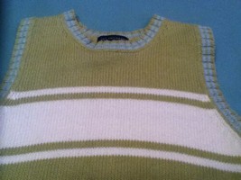 Size 3T Children&#39;s Place vest green sweater  - £5.84 GBP