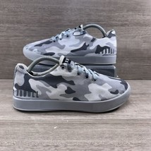 NOBULL Camo Canvas Trainers Women&#39;s Size 7.5 Gray Black White Sneakers S... - £27.19 GBP