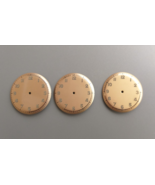 Job lot of Vintage 33mm Unbranded Watch Dials Two Tone Sterile Gold Gilt - €81,58 EUR