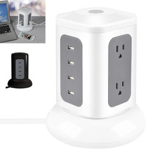 10 Usb Port Tower Outlet Smart Charging Surge Protector Power Strip Univ... - £43.95 GBP