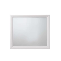 Ireland 39&quot;x35&quot; Mirror, White Finish - $267.00
