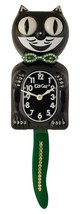 Green Bow Kit-Cat Klock Swarovski Tail Authorized Custom Edition Clock - $149.95