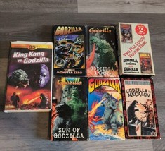 Vintage Godzilla 8 VHS Lot Megalon Gigan Monster Zero Mechagodzilla King... - $48.23