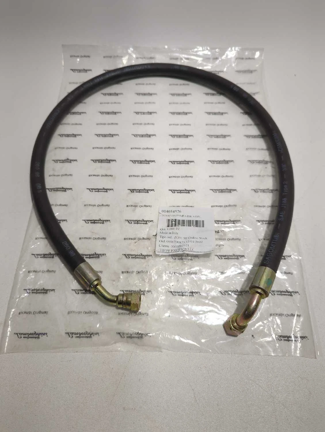 New OEM Lamborghini Power Steering Hose Nose Lift 1998-1999 Diablo 00403... - £323.96 GBP